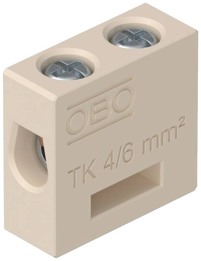 OBO Bettermann 7205700 TK 04 Borne céramique flexible: - rigide: 4-4 mm² Nombre de pôles: 1 5 pc(s)