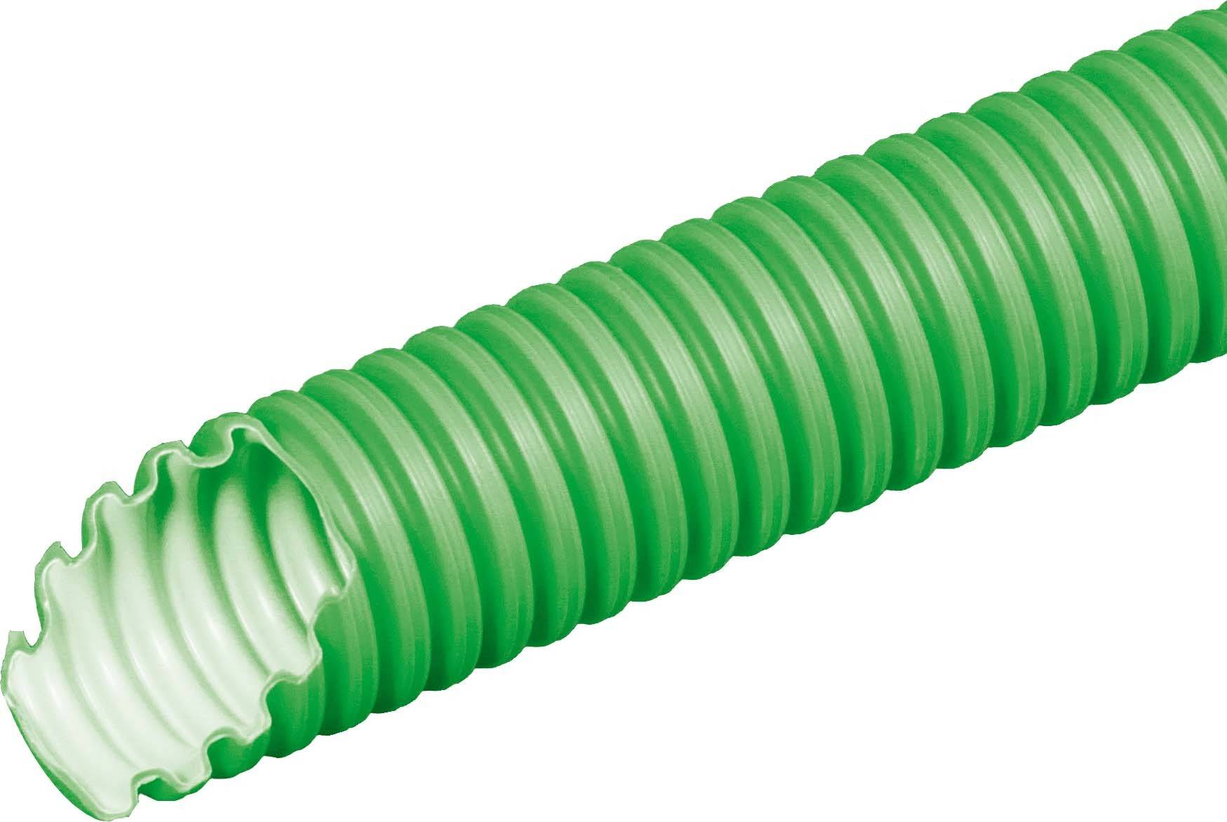 Fränkische Rohrwerke 26250025 FBY-EL-F 25 gn Gaine annelée vert 19.3 mm 1 pc(s)