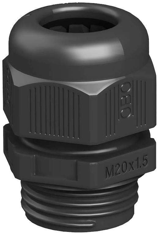 OBO Bettermann 2022885 Presse-étoupe 1.5 mm plastique, PA noir