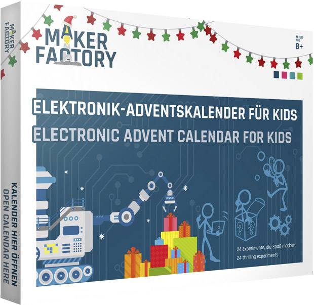 MAKERFACTORY Elektronik-Adventskalender für Kids