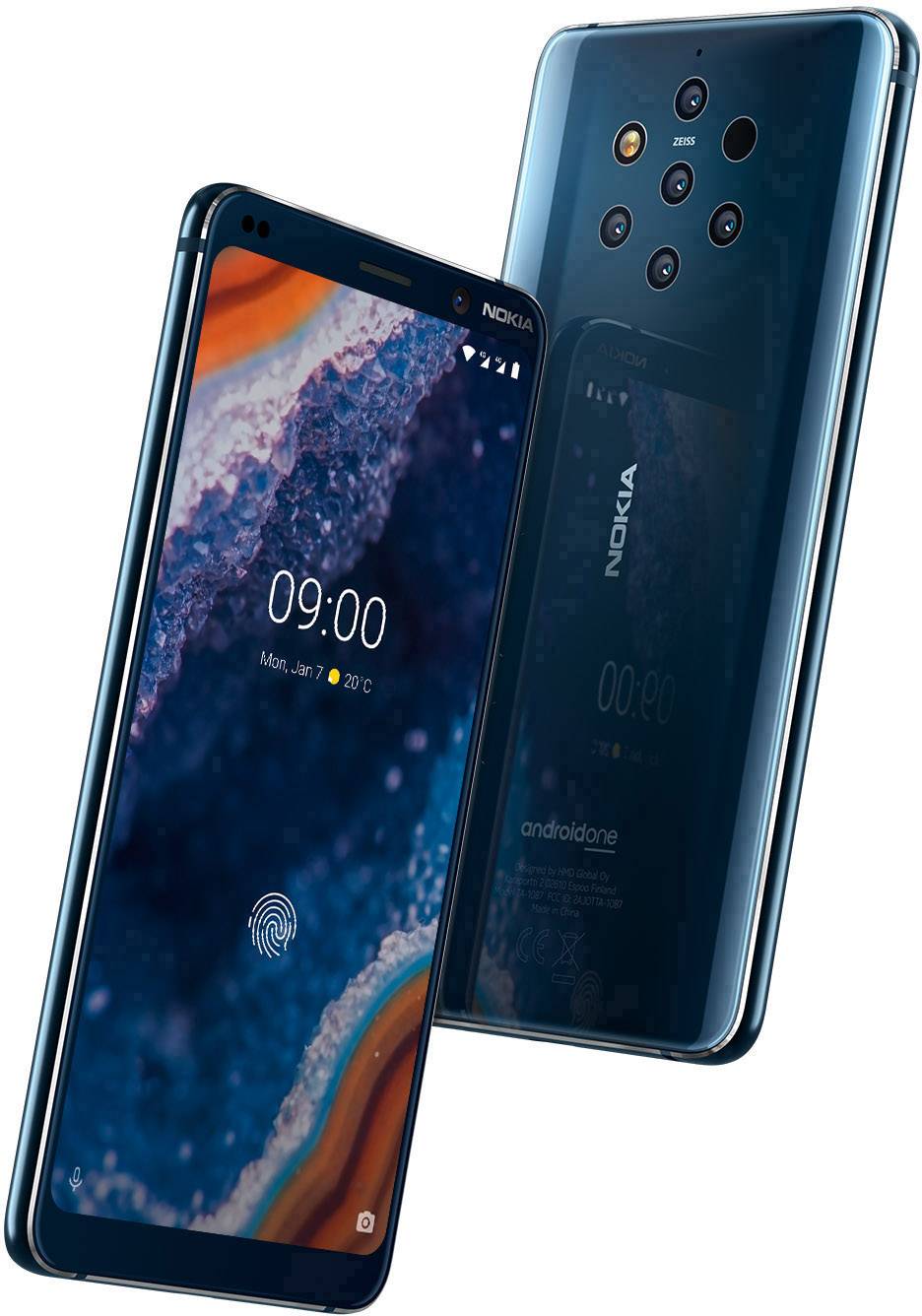 Nokia 9 PureView Dual-SIM Smartphone 128 GB 5.99 Zoll (15.2 cm) Dual-SIM Android™ 9.0 12 Mio. Pixel