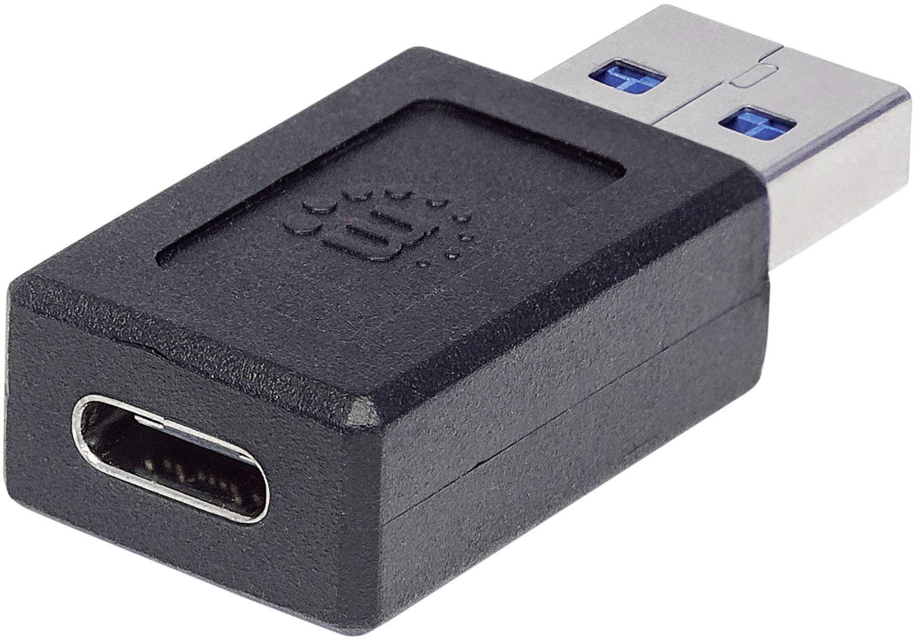 Manhattan USB 3.1 (Gen 2) Adaptateur [1x USB 3.1 mâle A​ - 1x USB-C® femelle]