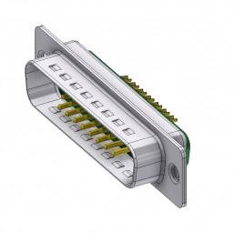 Deltron Connectors DTS 17W2 PZ/2 SUB-D mâle 180 ° Nombre de pôles: 17 1 pc(s)