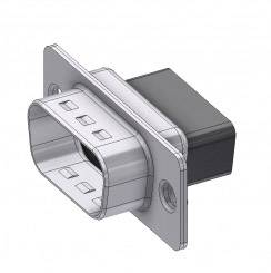 Deltron Connectors DTS09 PX SUB-D mâle 180 ° Nombre de pôles: 9 à sertir