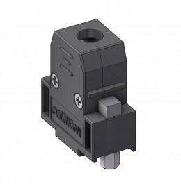 Deltron Connectors CTL09RUN4 Capot SUB-D Nombre de pôles: 9 plastique 180 ° noir 1 pc(s)