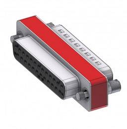 Deltron Connectors Adaptateur SUB-D SUB-D mâle 25 pôles - SUB-D femelle 25 pôles 1 pc(s)