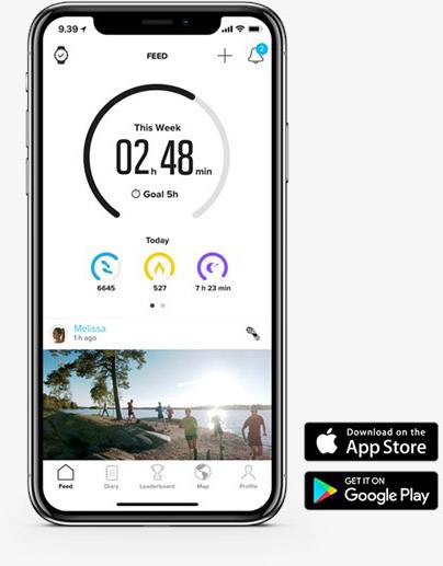 Suunto 3 Fitness Smartwatch Weinrot