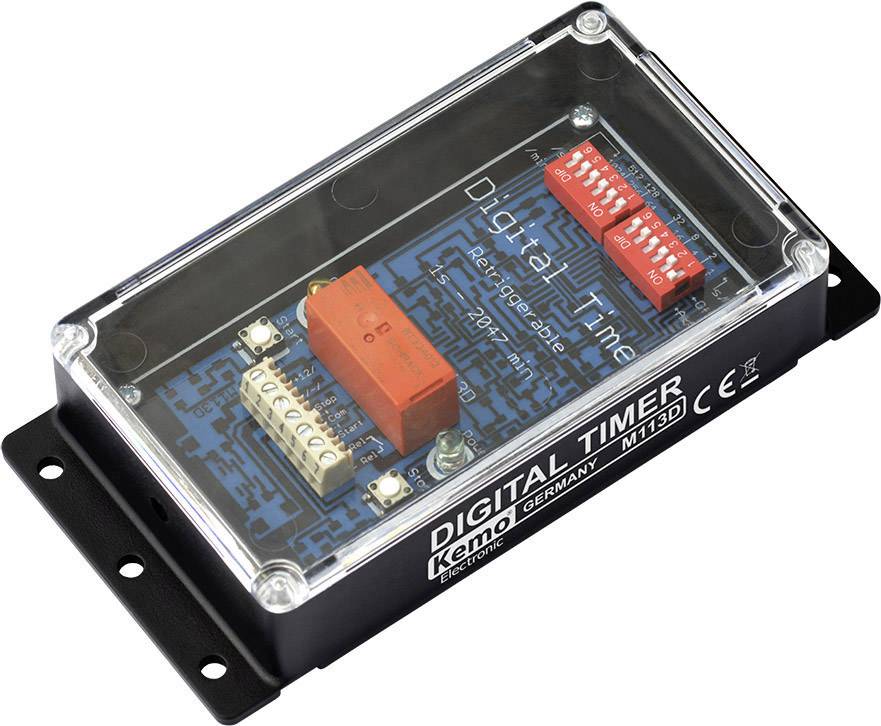 Kemo M113D Minuterie numérique produit fini 12 V/DC