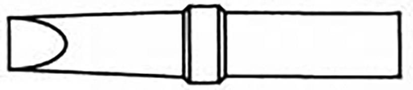 Weller WE-1010 Set de pannes forme longue, conique, forme de burin, forme plate Contenu 5 parties
