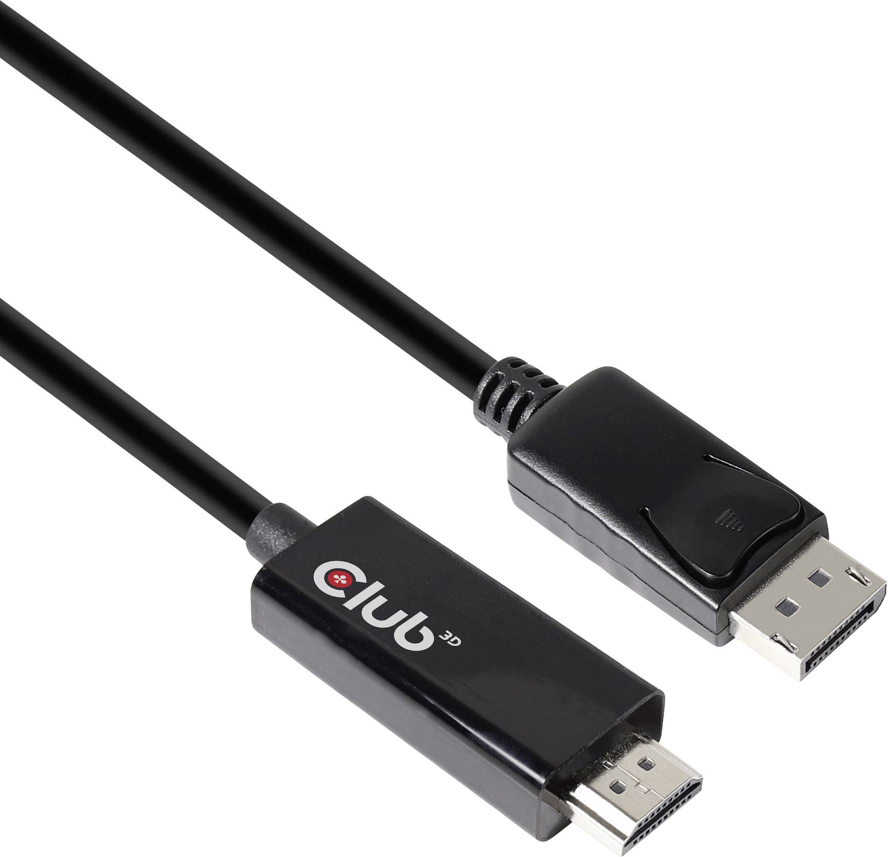 Câble adaptateur club3D DisplayPort / HDMI Fiche mâle DisplayPort, Fiche mâle HDMI-A 2.00 m argent CAC-1082 Câble DisplayPort