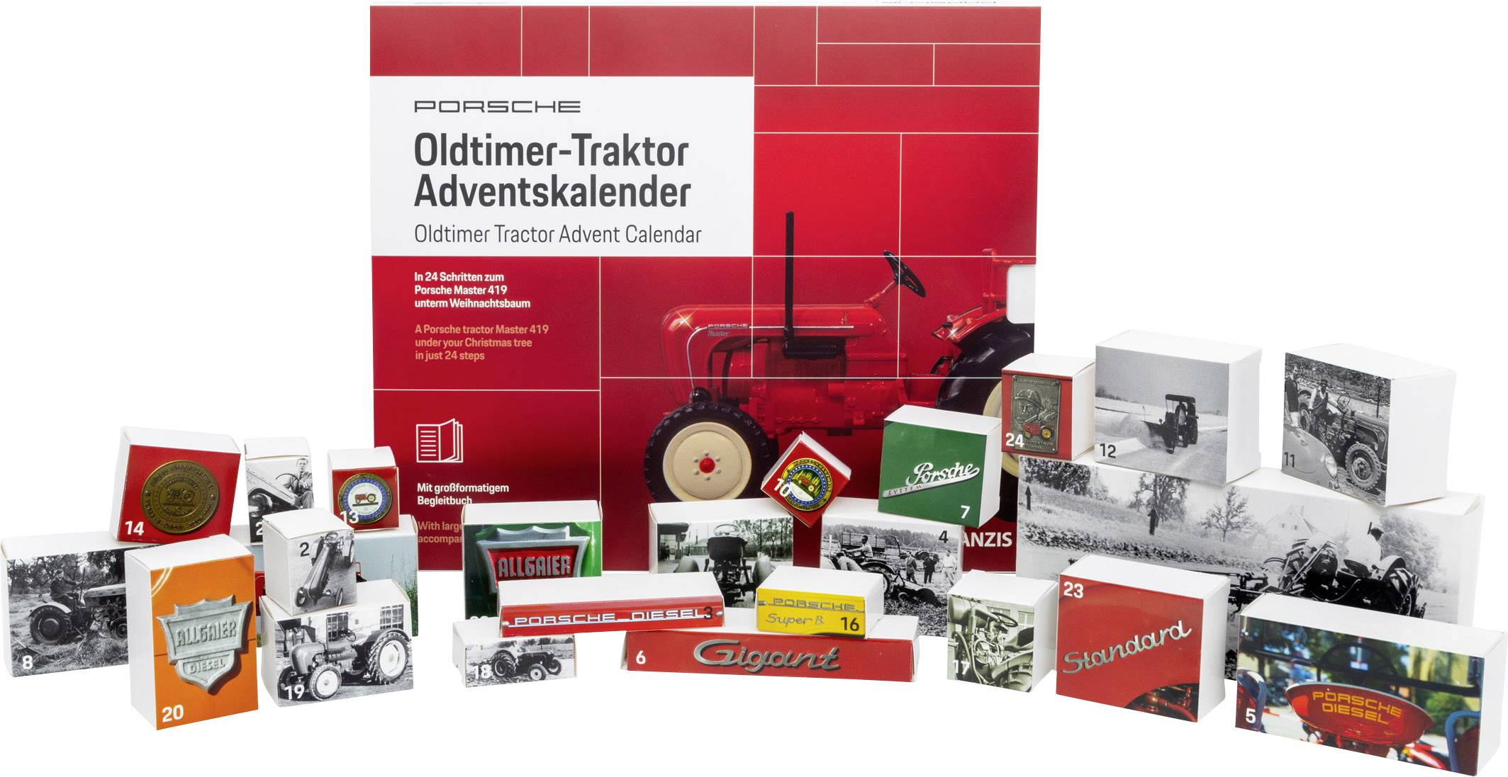 Porsche Oldtimer-Traktor Adventskalender