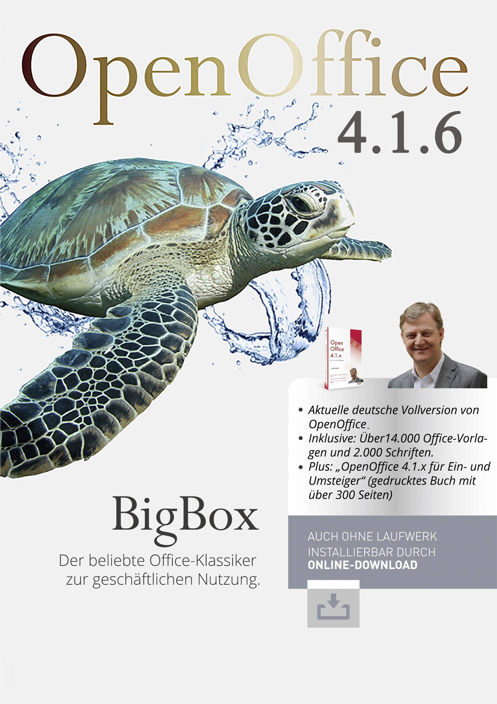 BHV Verlag OpenOffice 4.1.6 BigBox version complète, 1 licence Windows Pack Office