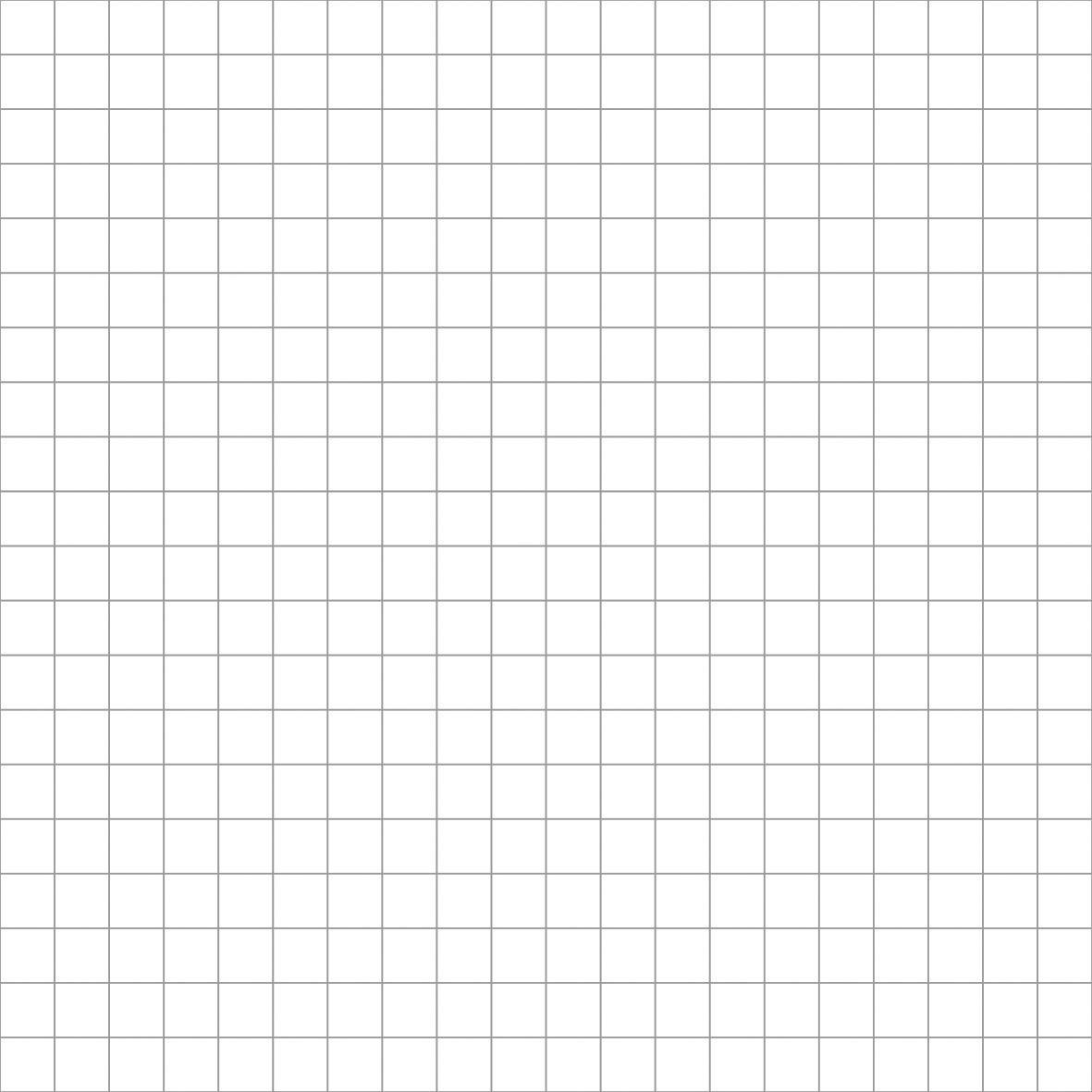 Papier quadrillé avec un motif de carrés. Les lignes sont fines et réparties uniformément, formant une grille sur un fond blanc.