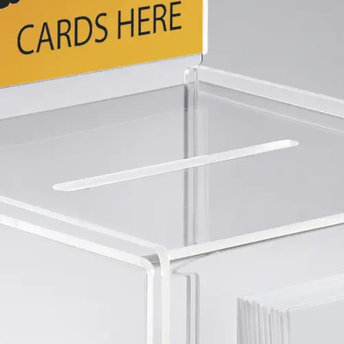 Sigel Urne avec fente, compartiment supplémentaire VA152 transparent (l x H x P) 210 x 368 x 210 mm 1 pc(s) Sigel Urne avec fente, compartiment supplémentaire VA152 transparent (l x H x P) 210 x 368 x 210 mm 1 pc(s)