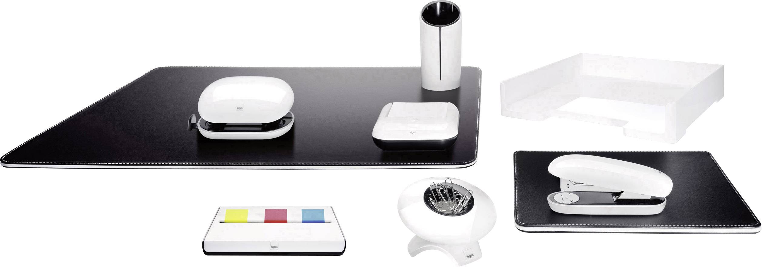 Sigel eyestyle® SA106 Sous-main noir, blanc (l x H) 600 mm x 450 mm