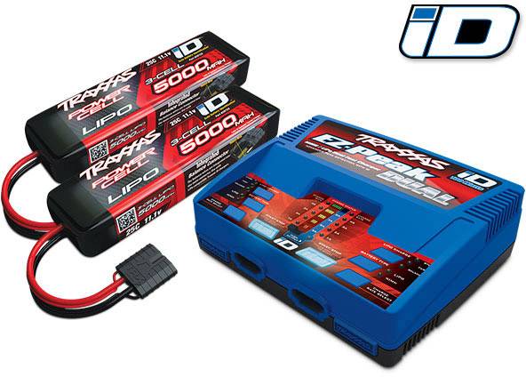 Traxxas Dual EZ Peak Plus Chargeur multifonction de modélisme 100 V, 230 V 8 A 2x accus LiPo fournis