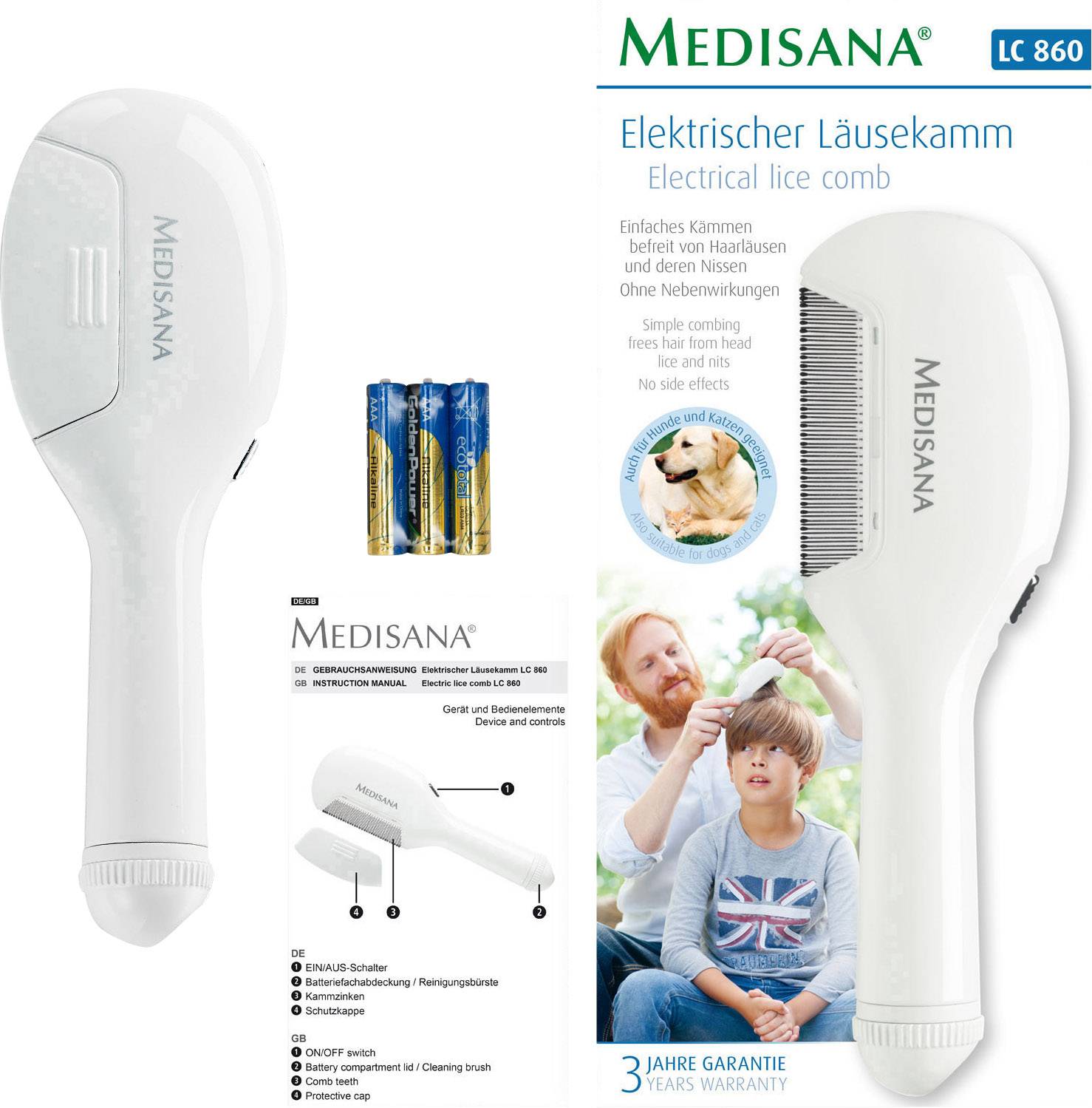 Medisana LC 860 Peigne à poux