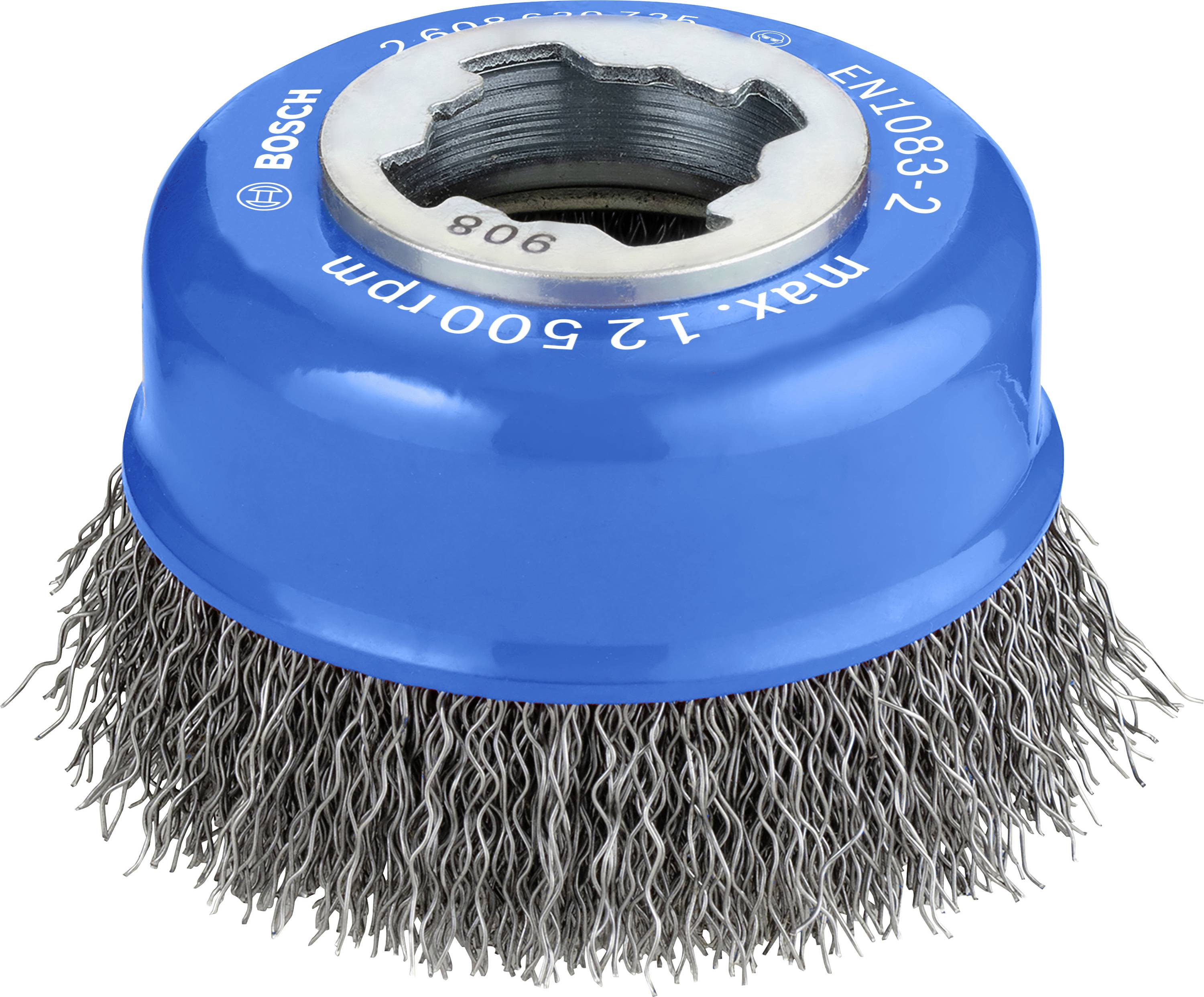 Bosch Accessories Brosse à dents X-LOCK Clean for Metal, 75 mm, 0,3 mm, fil d'acier ondulé 2608620725 1 pc(s)