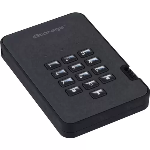 iStorage diskAshur 2® Disque dur externe 2,5" USB 3.1 (2è gén.) noir IS-DA2-256-3000-B iStorage diskAshur 2® Disque dur externe 2,5" USB 3.1 (2è gén.) noir IS-DA2-256-3000-B