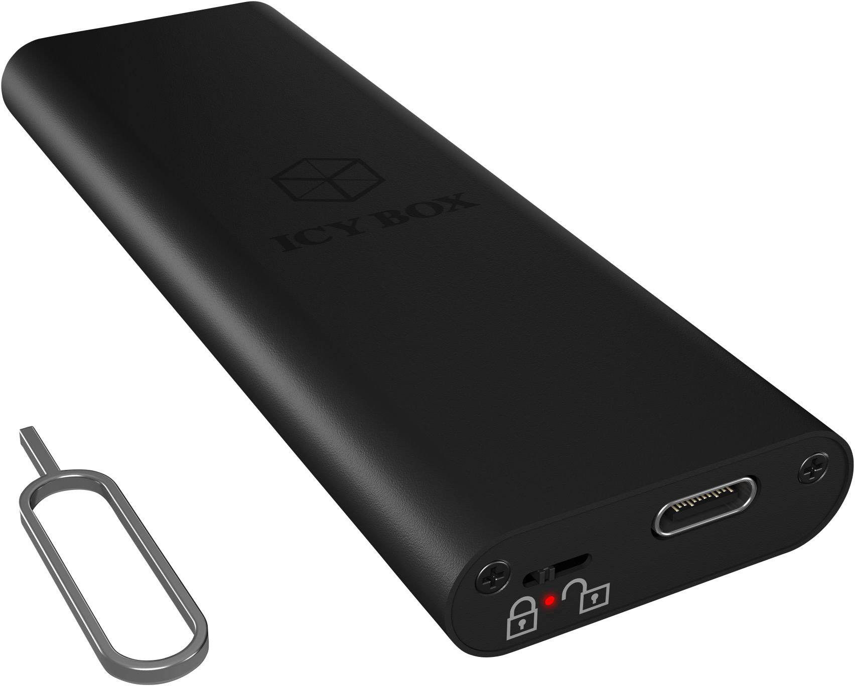 Boîtier pour disques durs M.2 ICY BOX 60487 USB-C™ USB 3.1 1 pc(s)