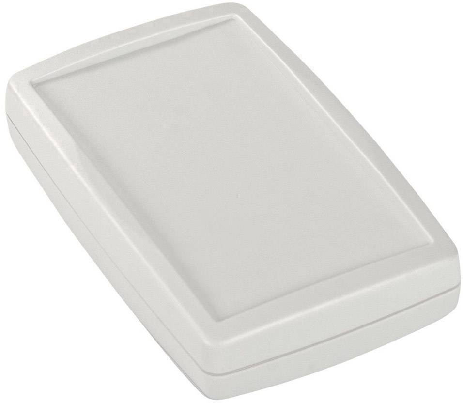 Un petit boîtier rectangulaire blanc en plastique, adapté aux appareils électroniques.