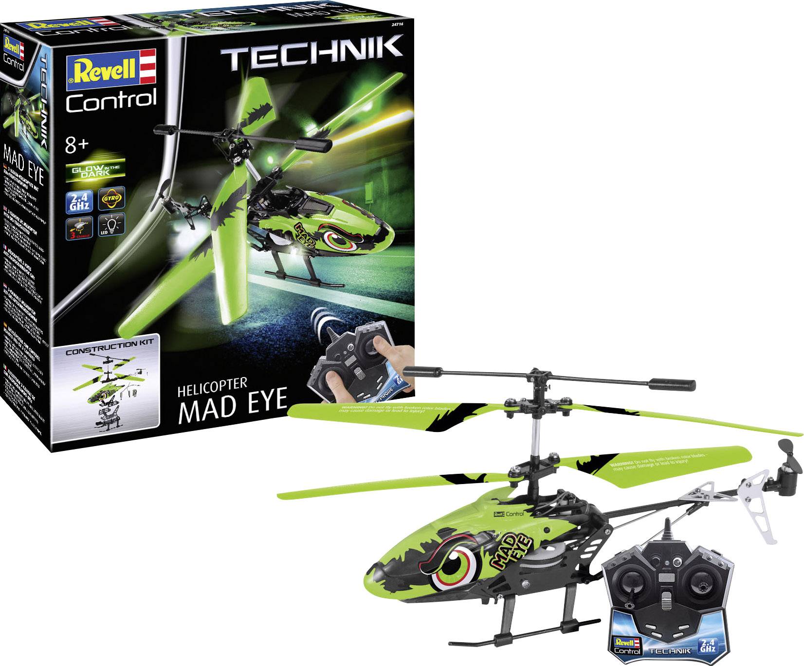 Revell Control MadEye Hélicoptère RC débutant kit à monter