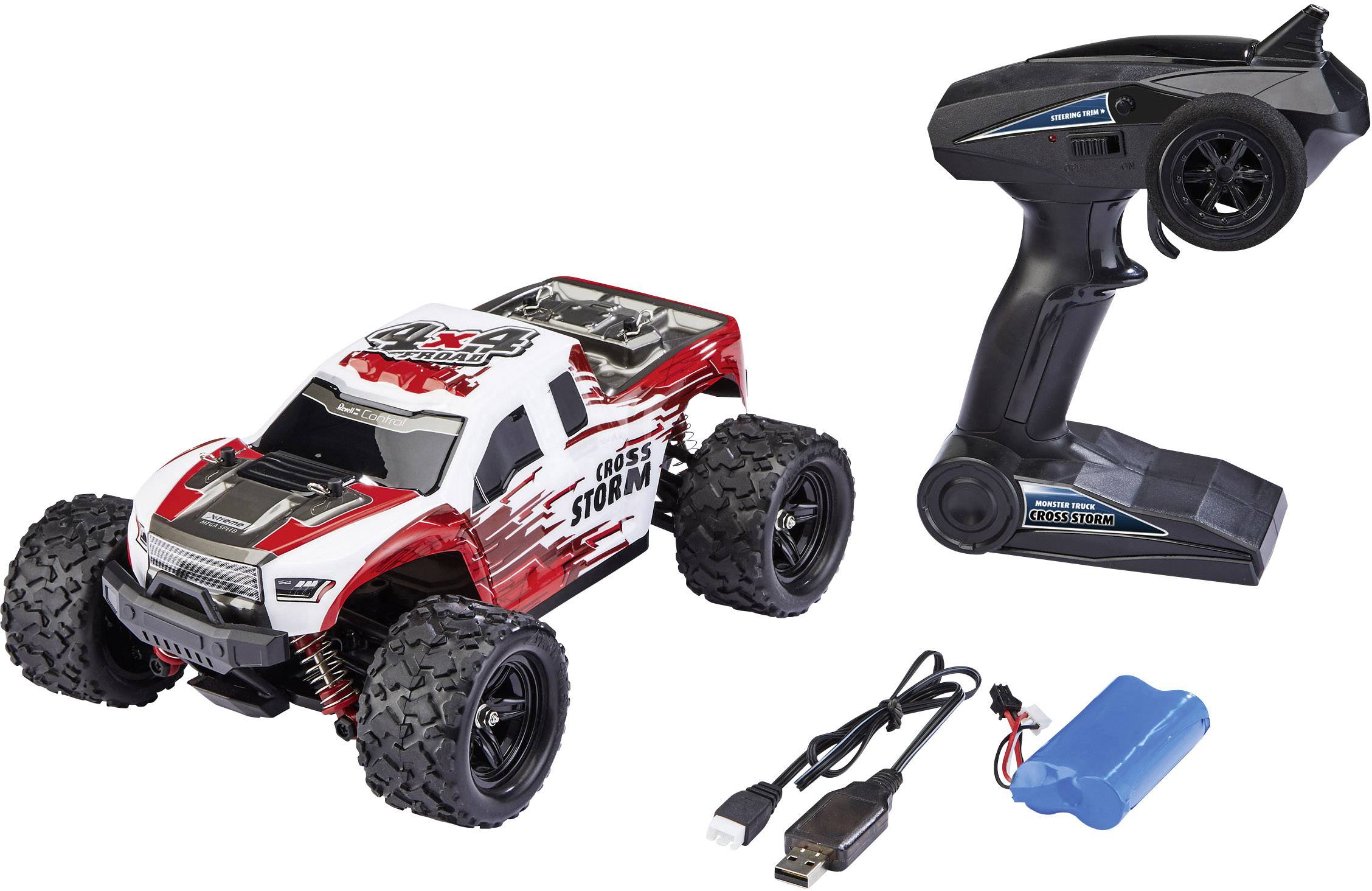 Revell Control 24830 X-Treme Cross Storm 1:18 Véhicule RC débutant électrique Buggy