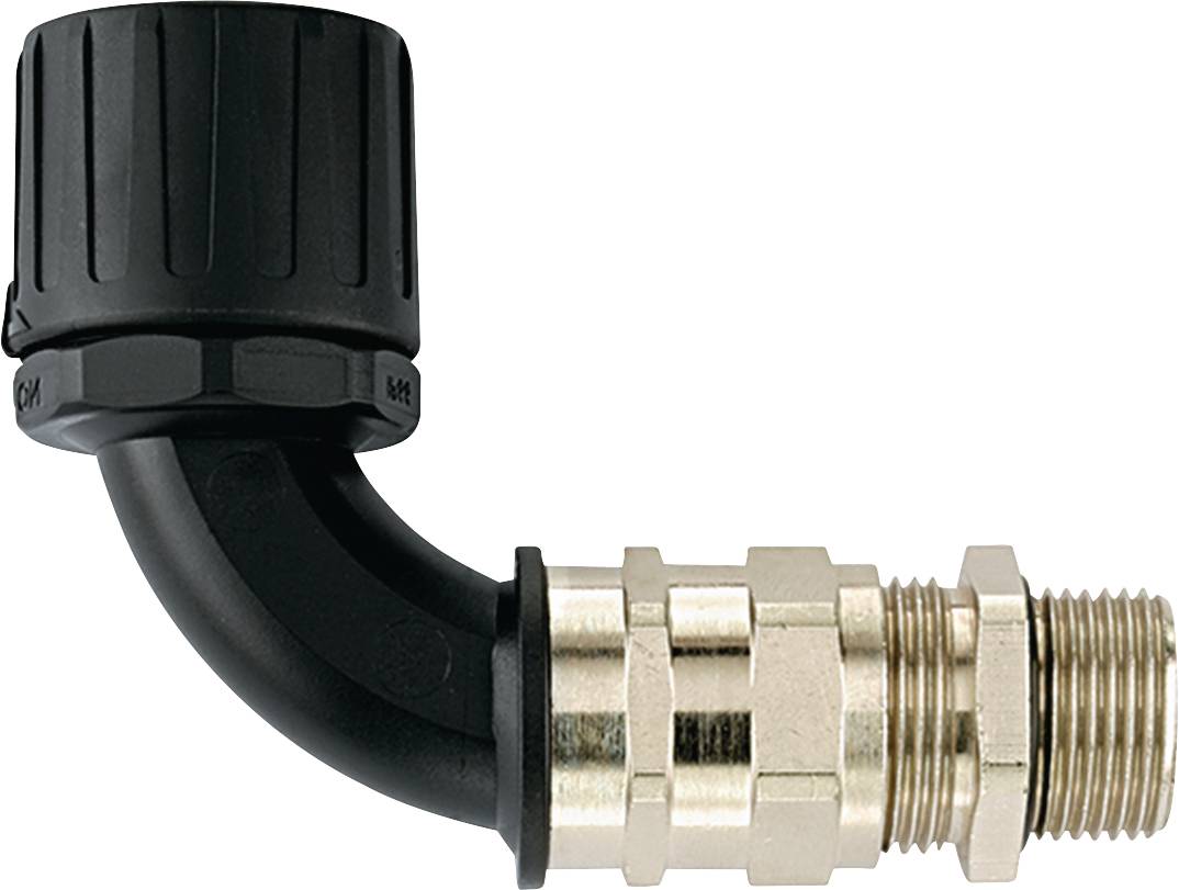 HellermannTyton 166-23306 HG34-90CG-M32-PA66/NPB-BK Raccord de tuyau noir M32 90° 1 pc(s)