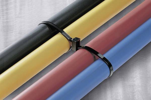 HellermannTyton 117-05168 T50RDH-PA46-GY Serre-câble 210 mm 4.70 mm gris 100 pc(s)