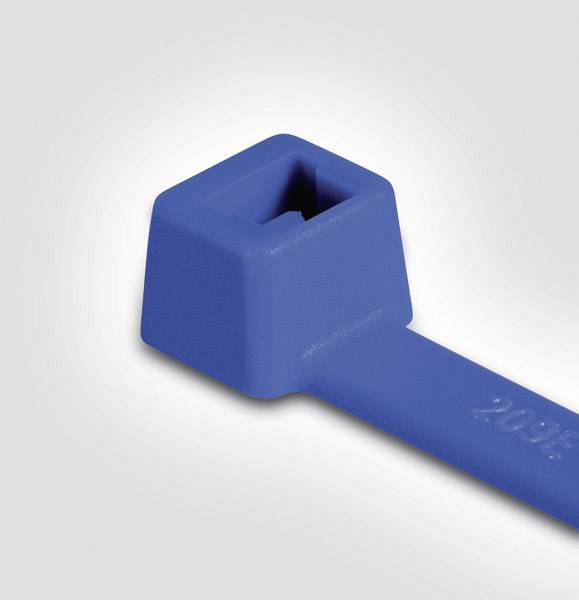 HellermannTyton 111-00718 T50L-E/TFE-BU Serre-câble 382 mm 4.70 mm bleu 1 pc(s)