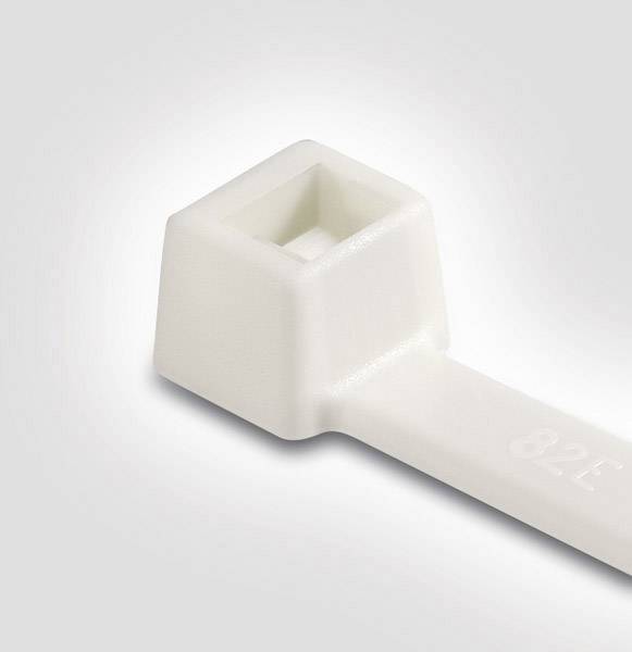 HellermannTyton 111-95019 T50R-PA66V0-WH Serre-câble 200 mm 4.60 mm blanc 100 pc(s)