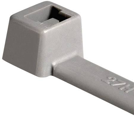 HellermannTyton 116-01818 T18R-PA66-GY Serre-câble 101.60 mm 2.45 mm gris 100 pc(s)