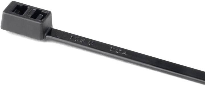 HellermannTyton 117-05050 T50RDH-PA66HS-BK Serre-câble 210 mm 4.70 mm noir 100 pc(s)