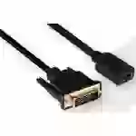 Câble adaptateur club3D DVI / HDMI Fiche mâle DVI-D 24+1 pôles, Prise femelle HDMI-A 2.00 m noir CAC-1211 Câble DVI Câble adaptateur club3D DVI / HDMI Fiche mâle DVI-D 24+1 pôles, Prise femelle HDMI-A 2.00 m noir CAC-1211 Câble DVI