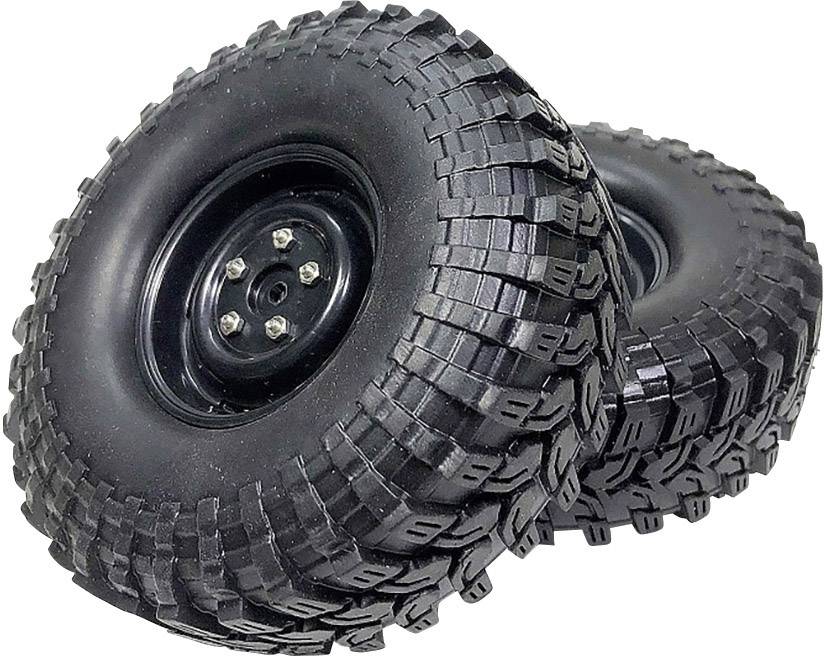 Absima 1:10 Crawler Roues complètes terrain boueux noir 2 pc(s)