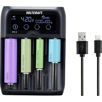 Chargeur de piles rondes NiMH, NiCd, Li-ion, LiFePO VOLTCRAFT IPC-2 Chargeur de piles rondes NiMH, NiCd, Li-ion, LiFePO VOLTCRAFT IPC-2