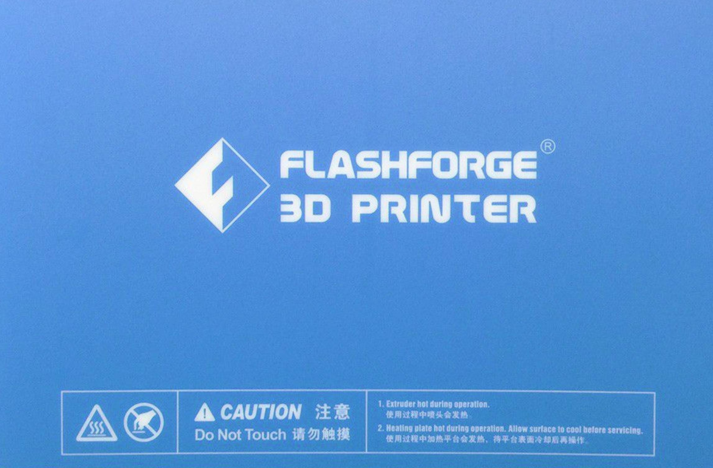 Flashforge Film pour lit d’impression Adapté pour (imprimante 3D): FlashForge Dreamer, FlashForge Creator (Pro)