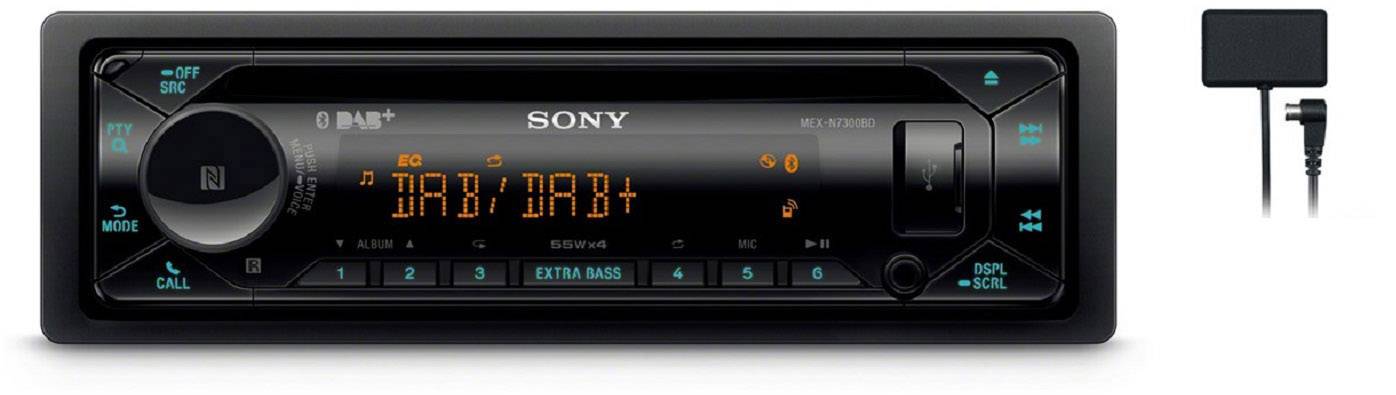 Sony MEX-N7300KIT Autoradio tuner DAB+, kit mains libres bluetooth