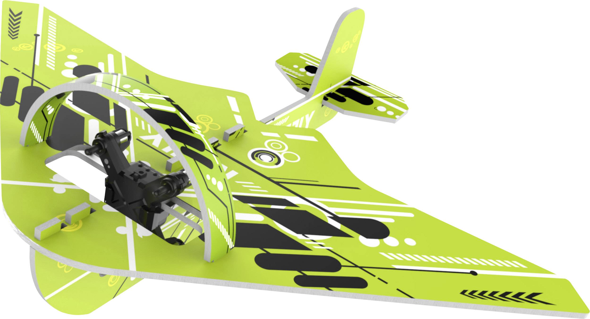 Reely 2in1 Droneglider Drone quadricoptère prêt à voler (RtF) débutant