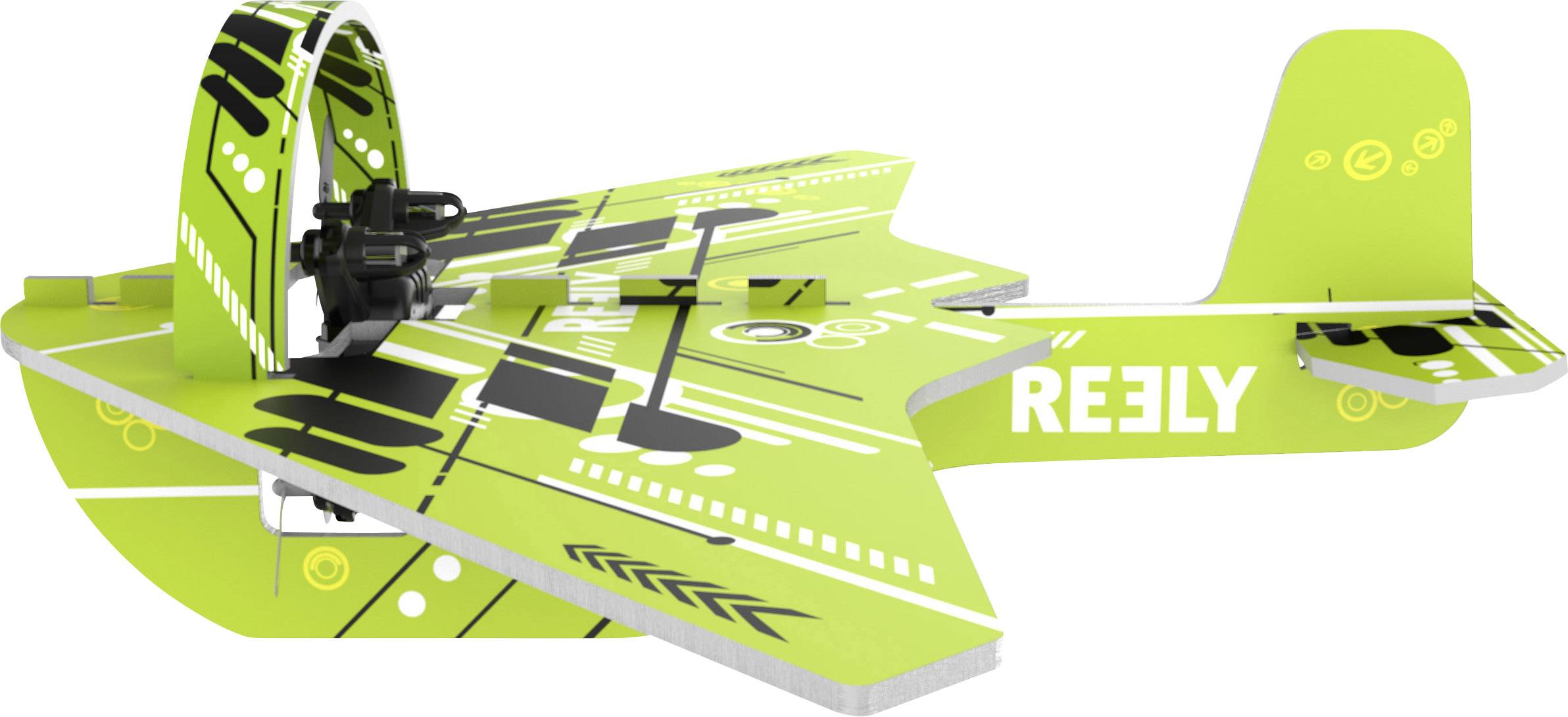 Reely 2in1 Droneglider Drone quadricoptère prêt à voler (RtF) débutant