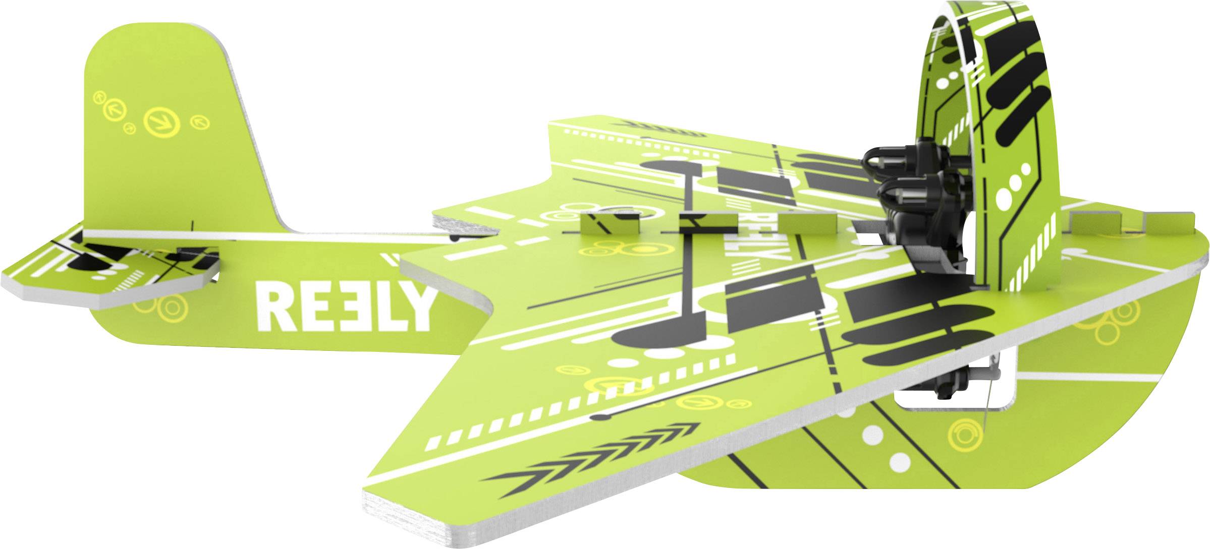 Reely 2in1 Droneglider Drone quadricoptère prêt à voler (RtF) débutant