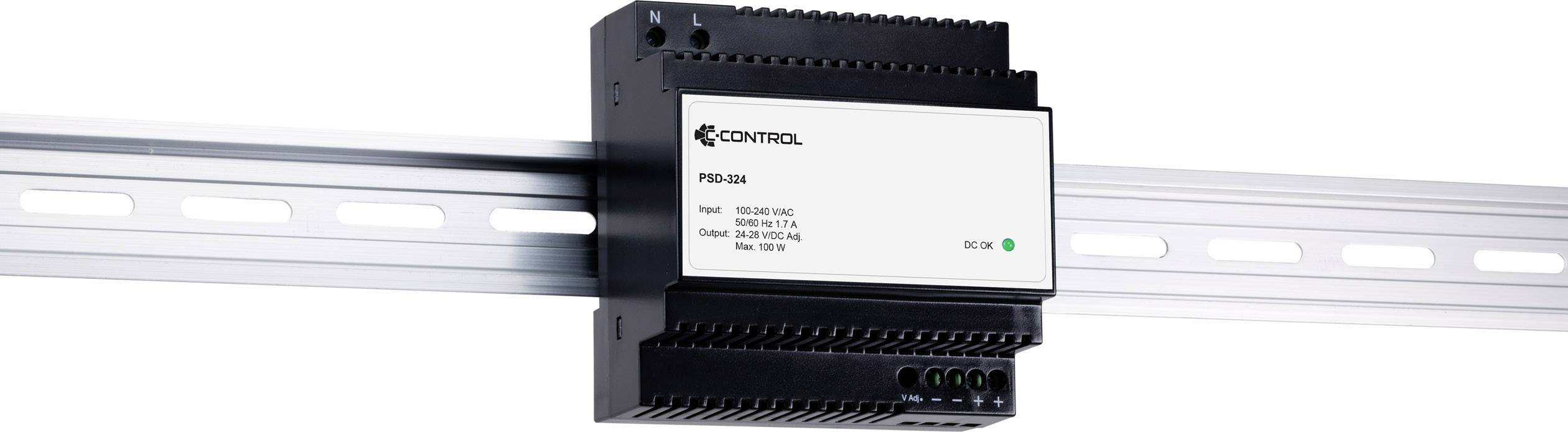 Alimentation rail DIN C-Control PSD-324 24 V/DC 4.2 A 100 W 1 x 1 pc(s)