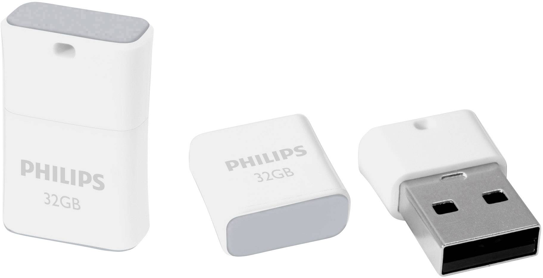 Philips PICO Clé USB 32 GB gris FM32FD85B/00 USB 2.0