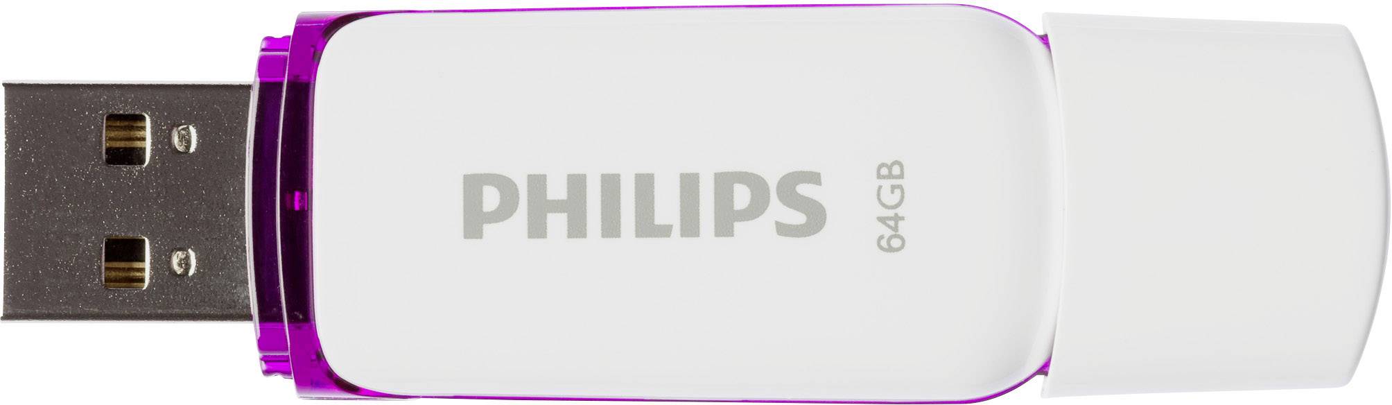 Philips SNOW Clé USB 64 GB violet FM64FD70B/00 USB 2.0