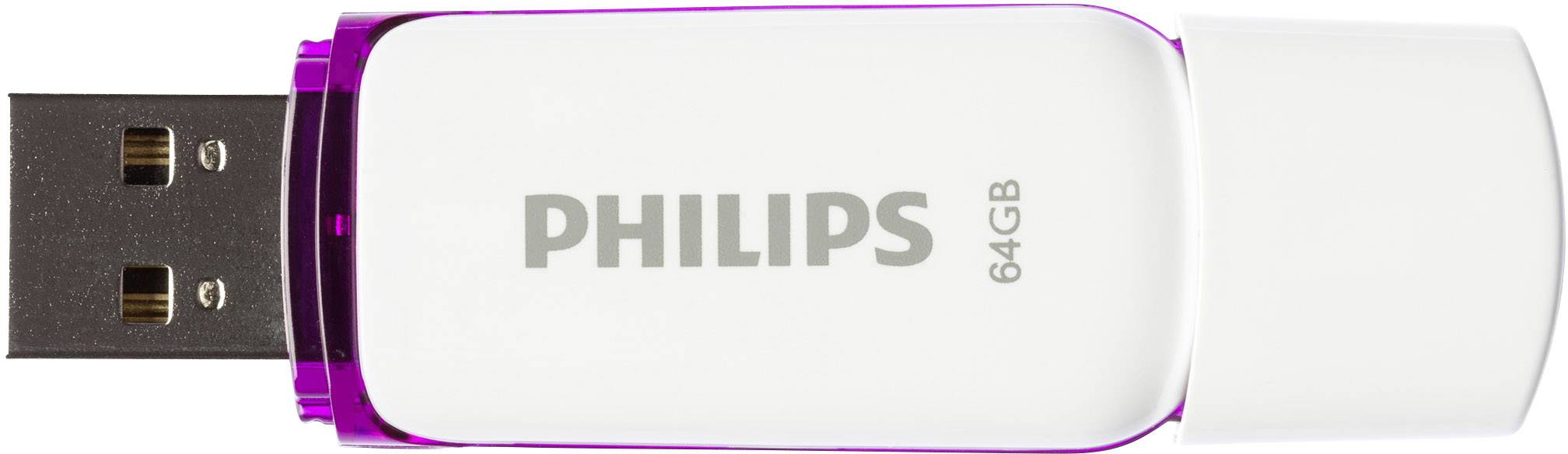Philips SNOW Clé USB 64 GB violet FM64FD70B/00 USB 2.0