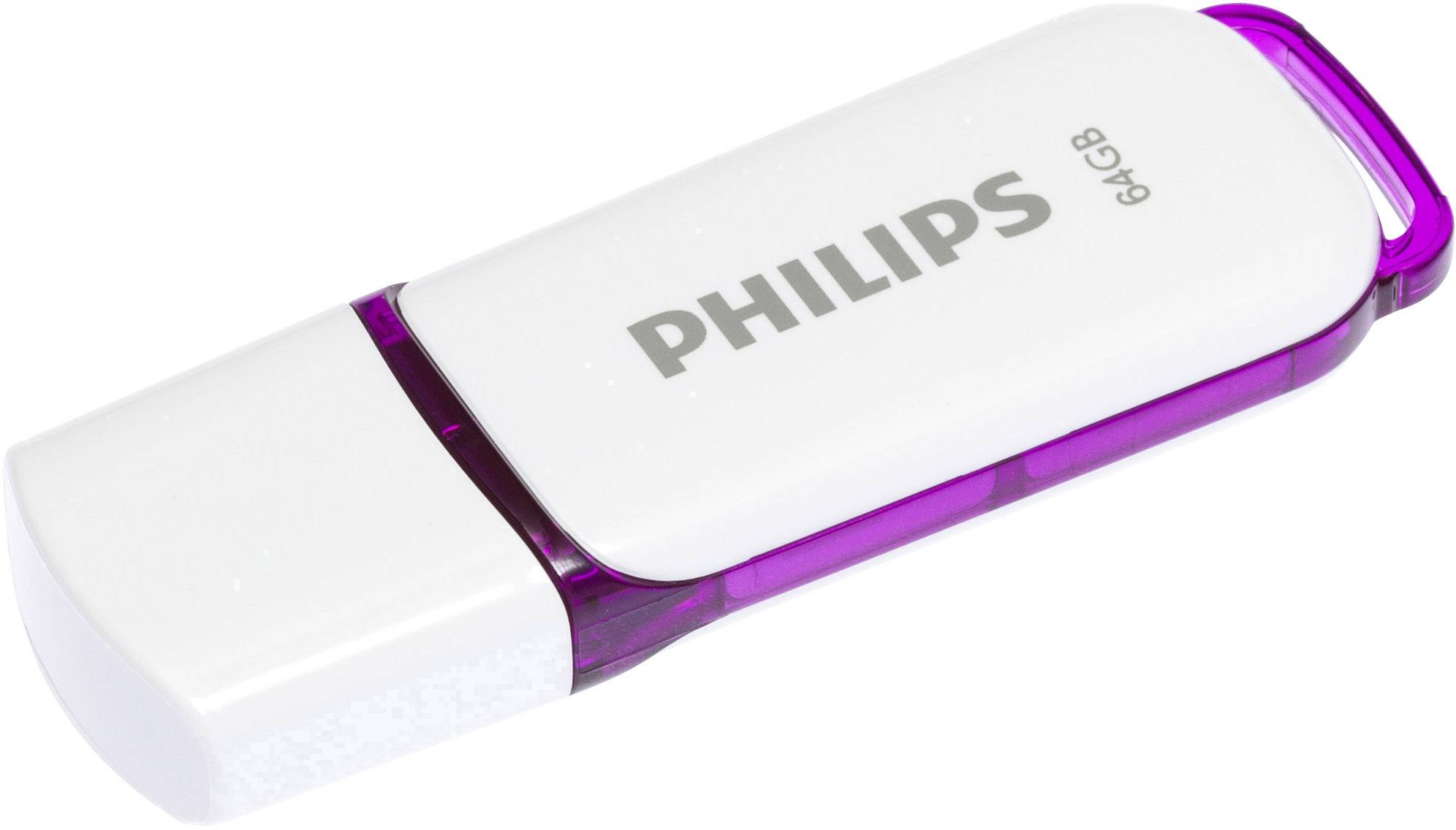 Philips SNOW Clé USB 64 GB violet FM64FD70B/00 USB 2.0