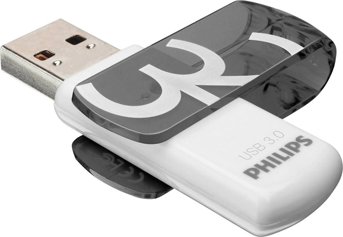 Philips VIVID Clé USB 32 GB gris FM32FD00B/00 USB 3.2 (1è gén.) (USB 3.0)