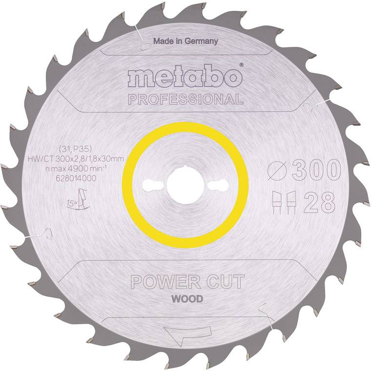 Metabo 628014000 Lame de scie circulaire 300 mm 1 pc(s)