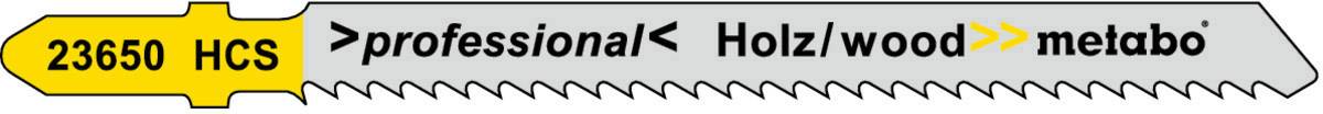 Metabo 623608000 25 lames de scie sauteuse Metabo, bois 74 25 pc(s)