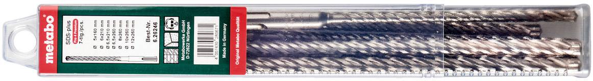 Metabo 626246000 Jeu de forets pour béton 7 pièces 5 mm, 6 mm, 6.5 mm, 8 mm, 10 mm, 12 mm 7 pc(s)